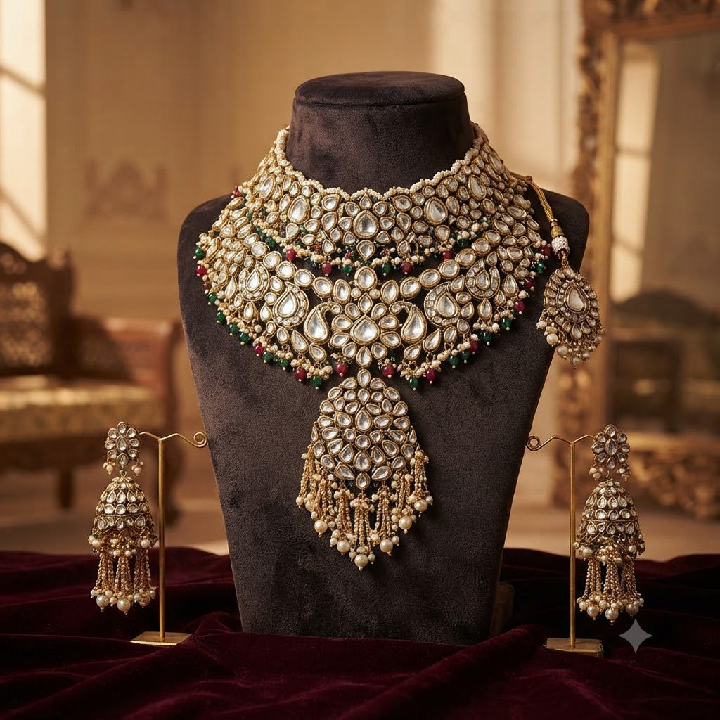 Royal Kundan Heritage Necklace Set