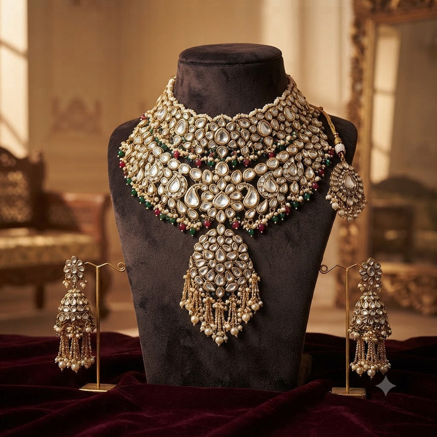 Royal Kundan Heritage Necklace Set