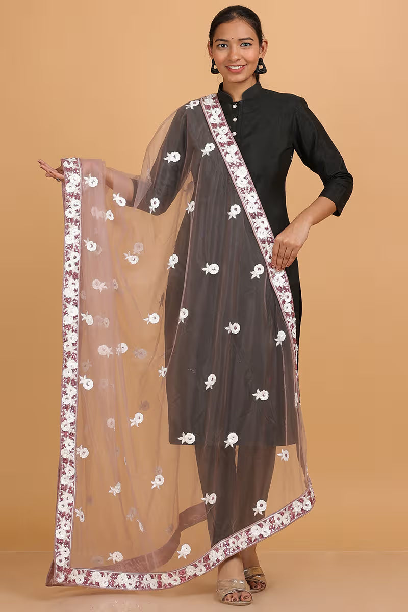 Embroidered Designer Dupatta