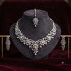 Diamond Bloom AD Necklace Set